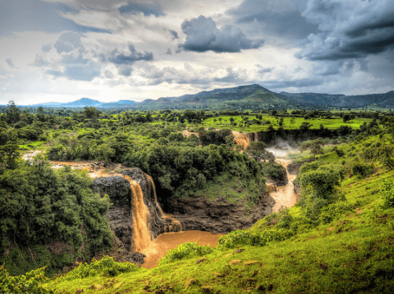 Las cataratas del Nilo Azul